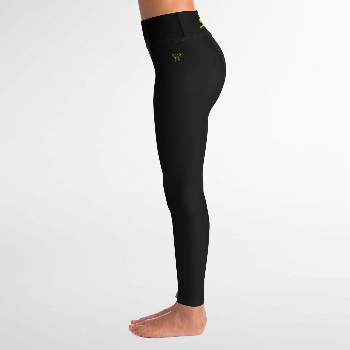 Back & Gold Premium Yoga Leggings