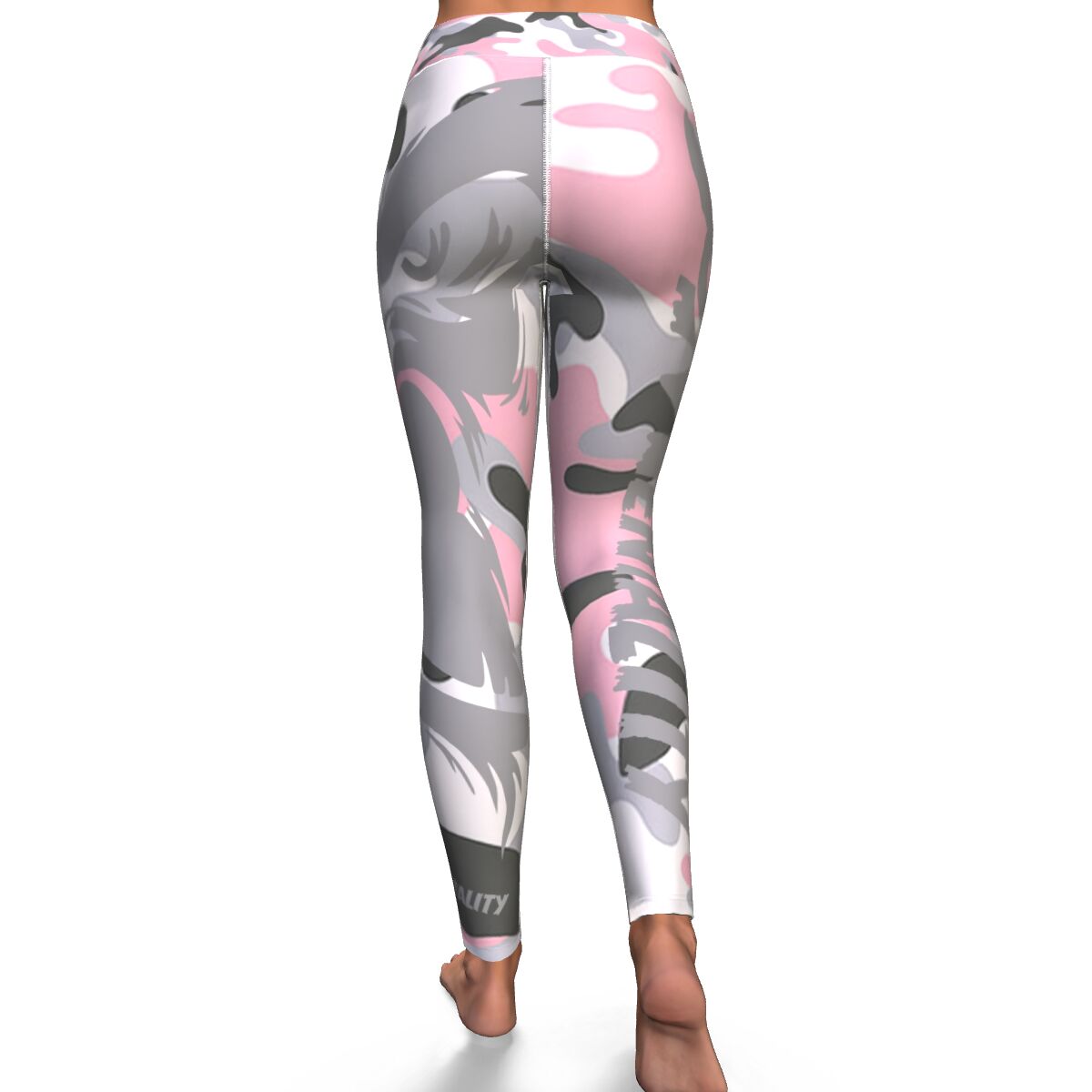 SB Mentality Women Premium Yoga Leggings (Pink Camouflage)