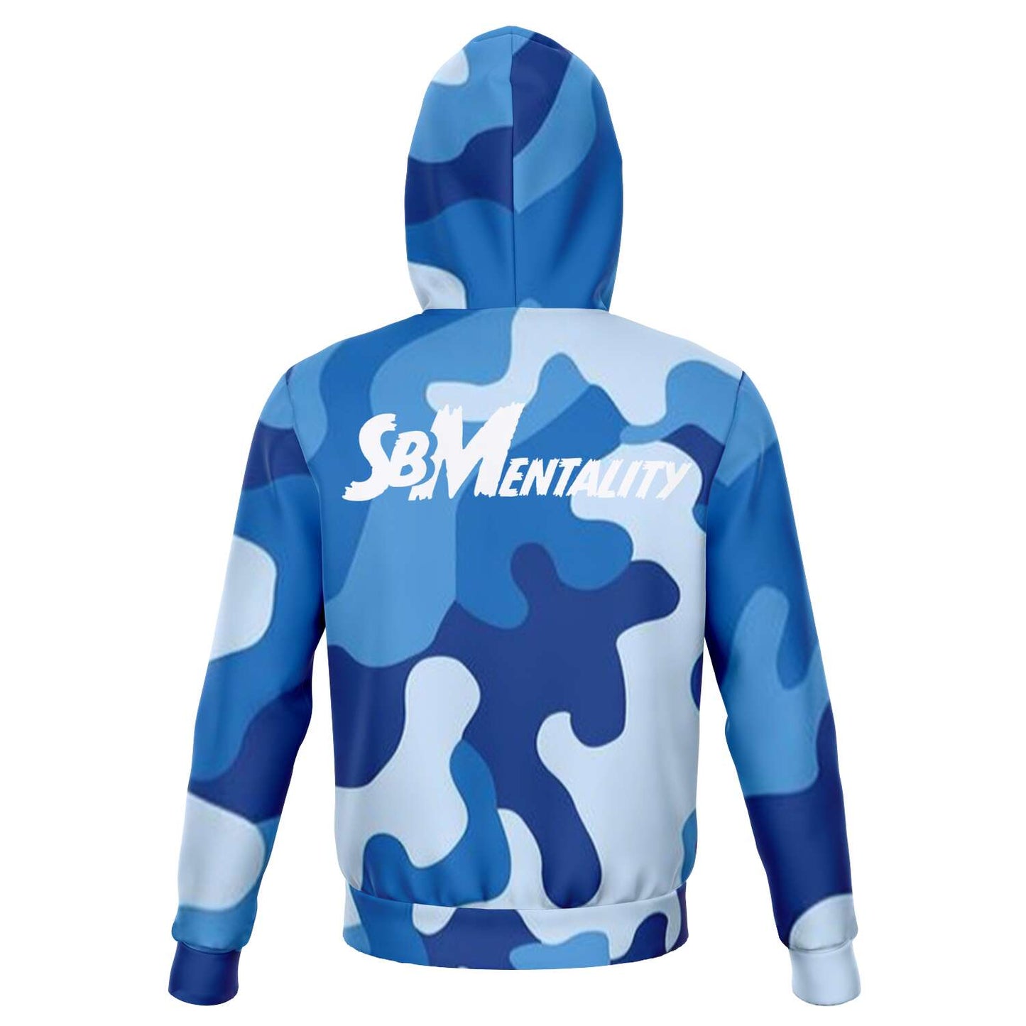 SB Mentality Premium Fashion Hoodie (Blue Camouflage)