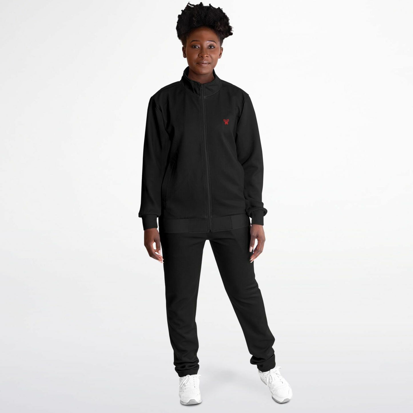 Tracksuit - Dark Charcoal & Red