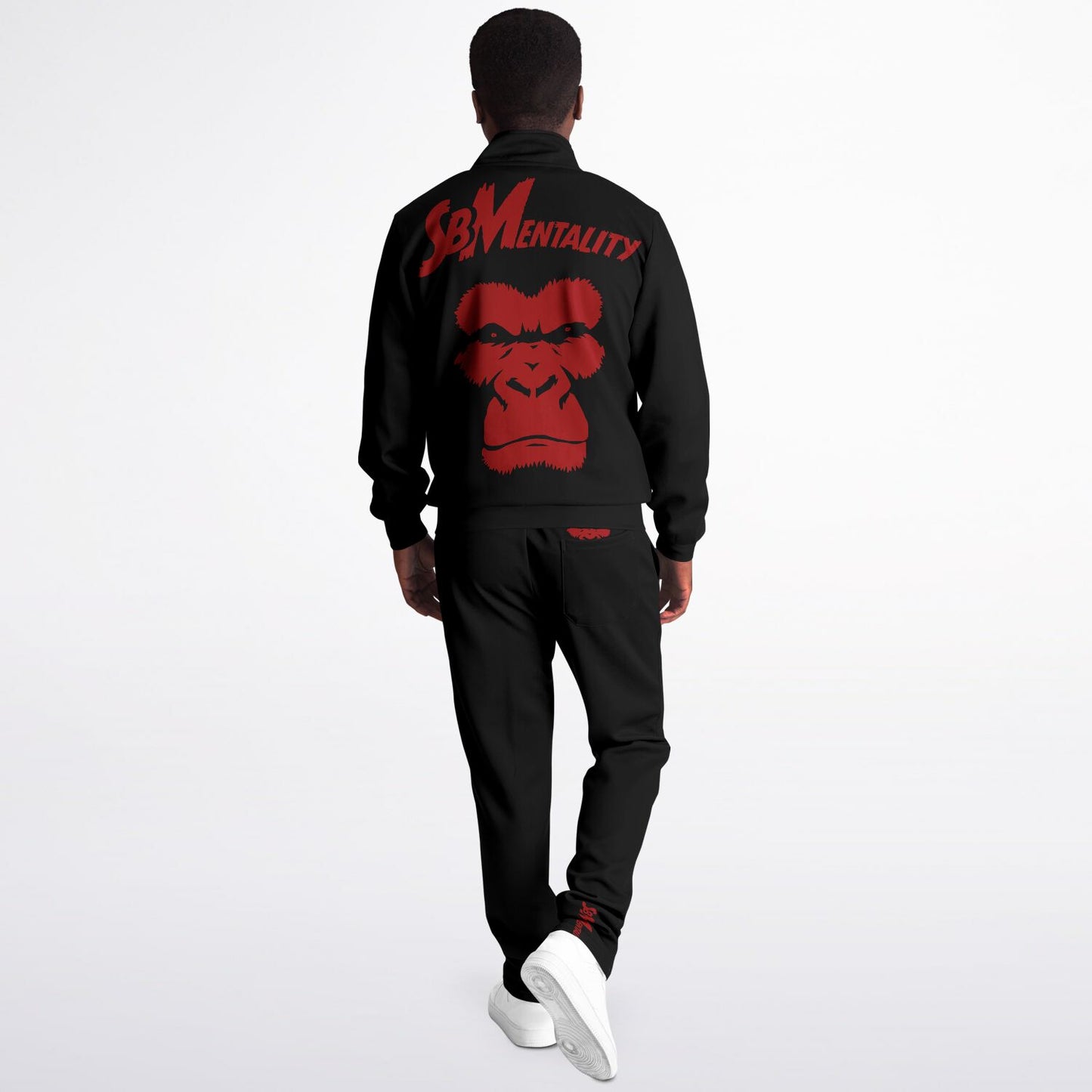 Tracksuit - Dark Charcoal & Red