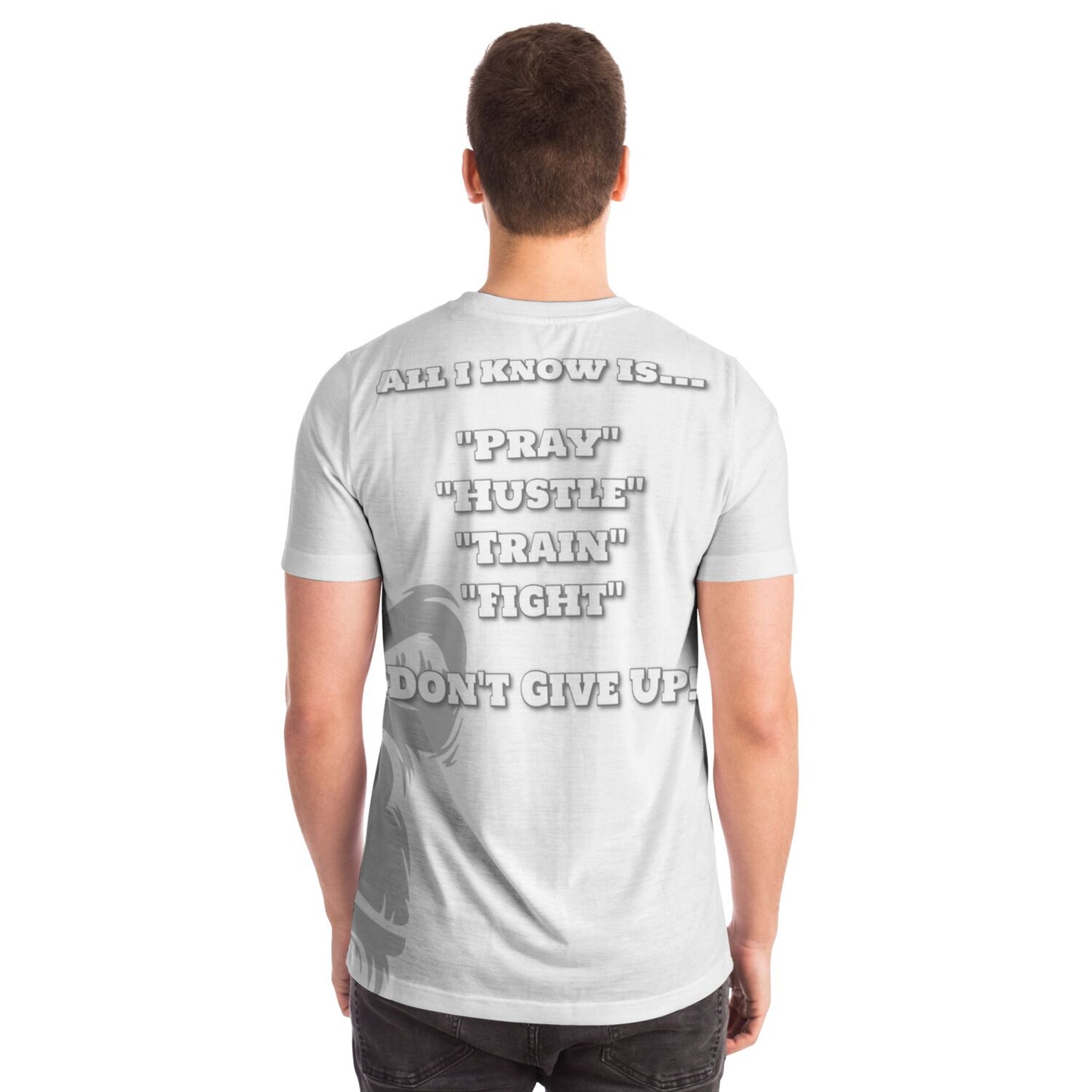 "Magnificent Machine" White & Grey T-shirt
