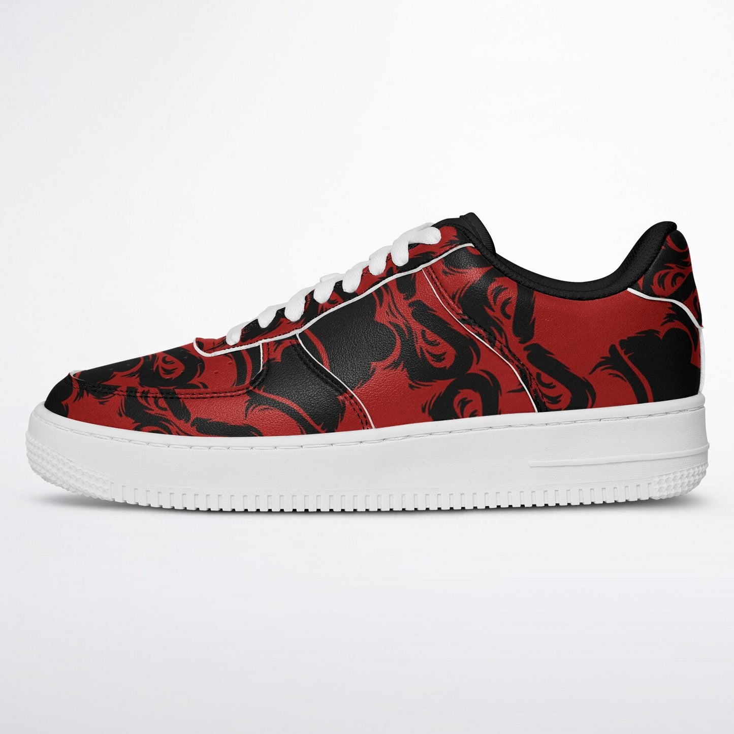 Core Low Shoes - Red & Black