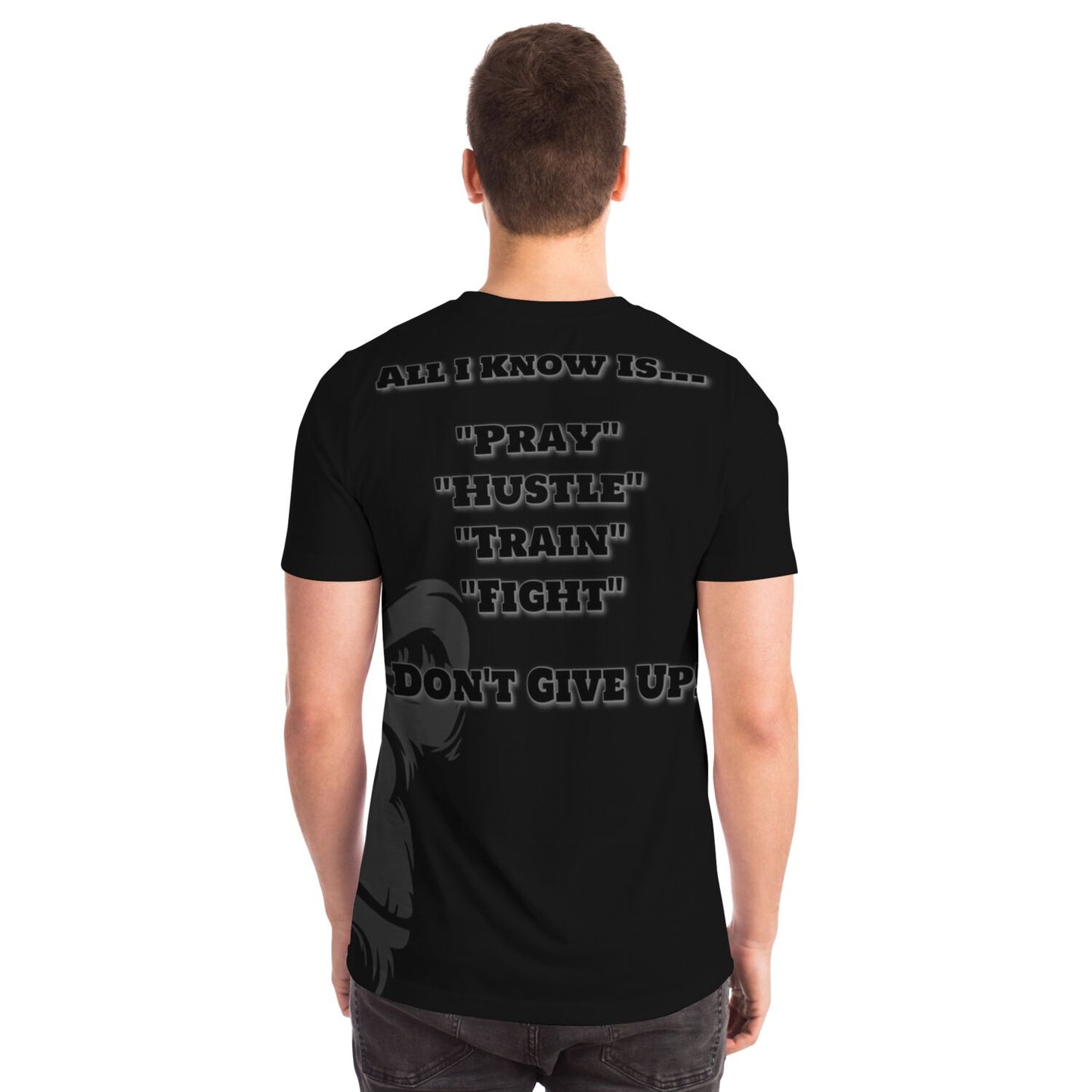 " Magnificent Machine" Dark Charcoal & Grey T-Shirt