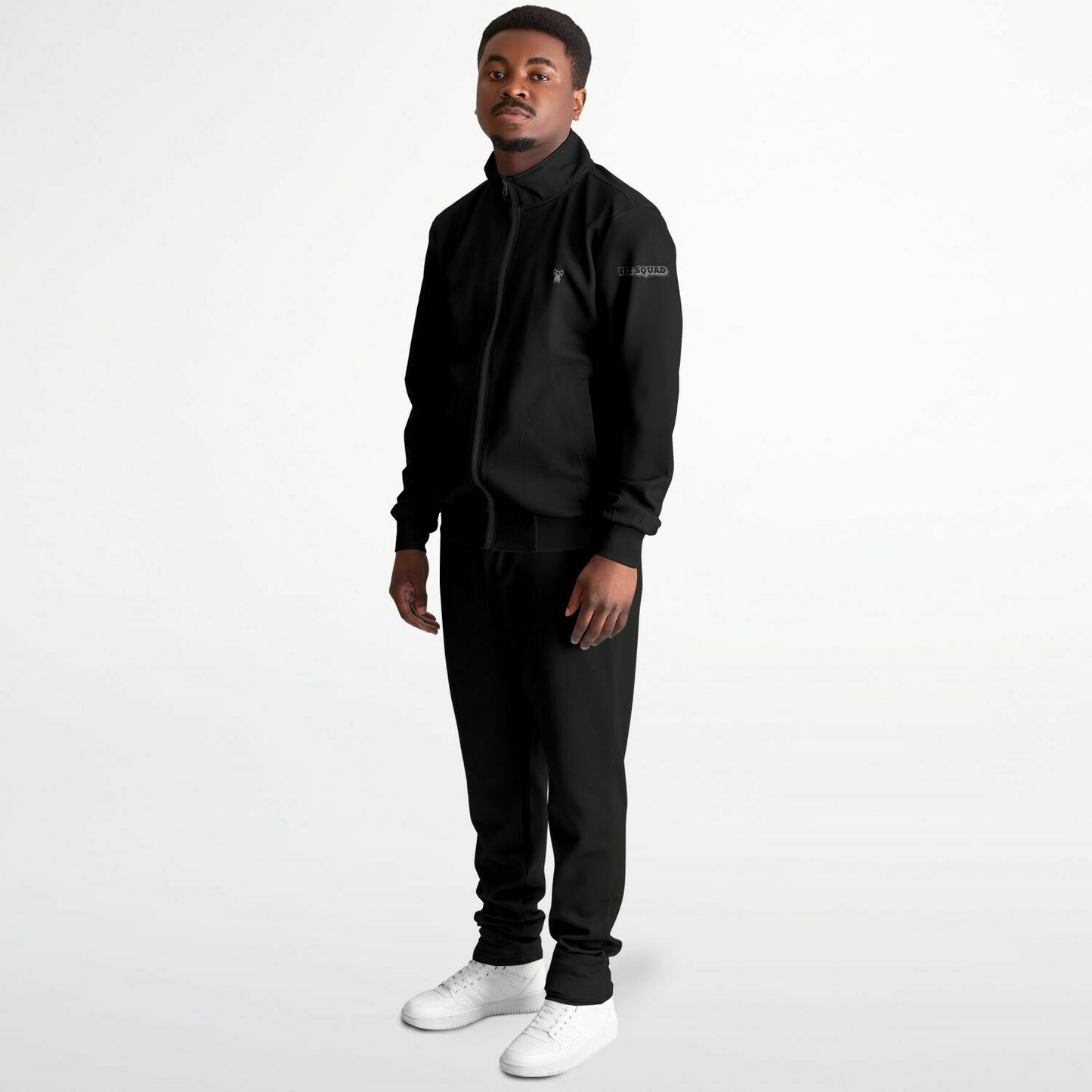 "Fit Instructor" Tracksuit - Dark Charcoal & Grey