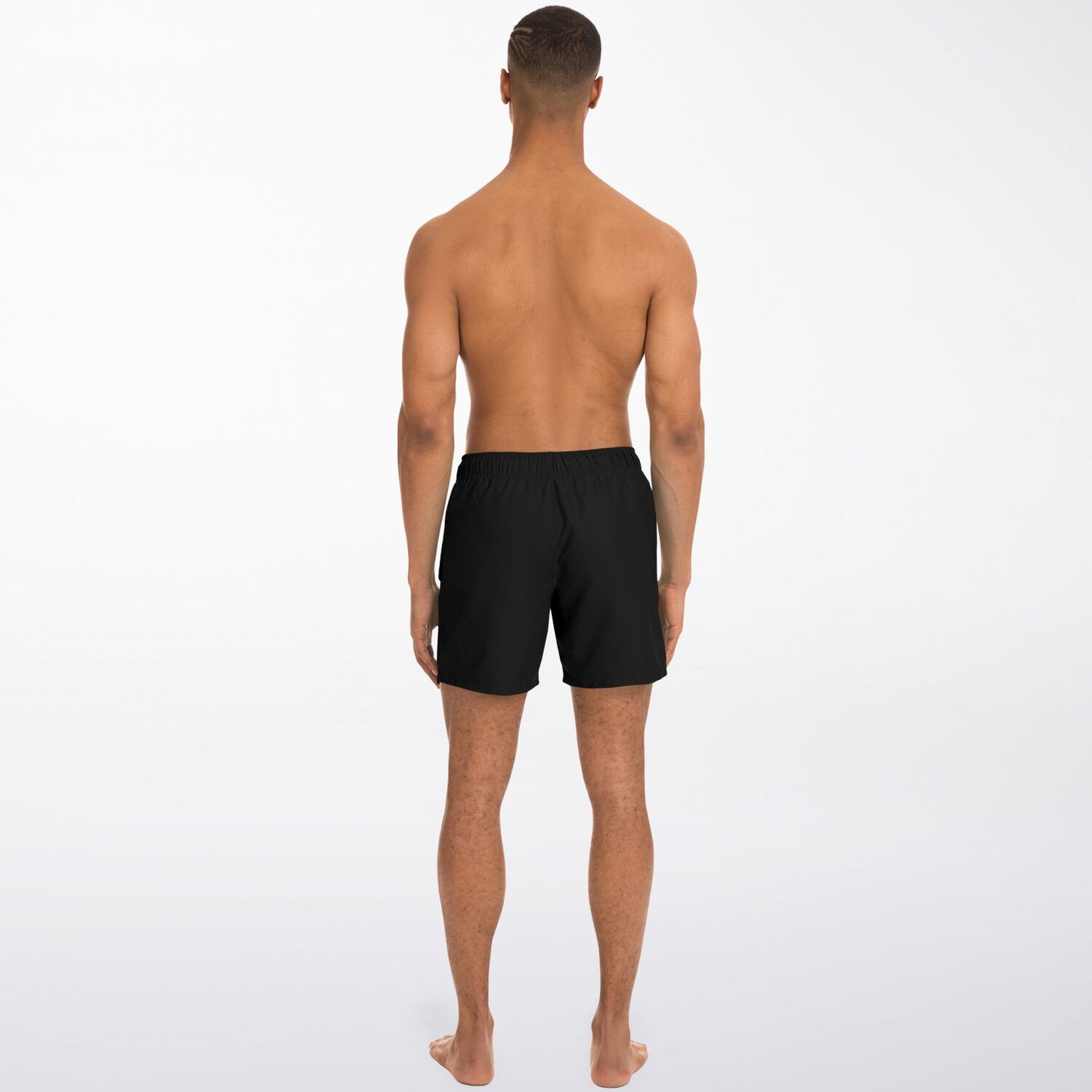SB Mentality Swim Trunks Men - Black & Yellow
